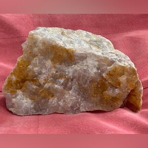 Large Rose Quartz Rough Stone Raw Crystal Rock (weighs 2 lbs. 4oz.)